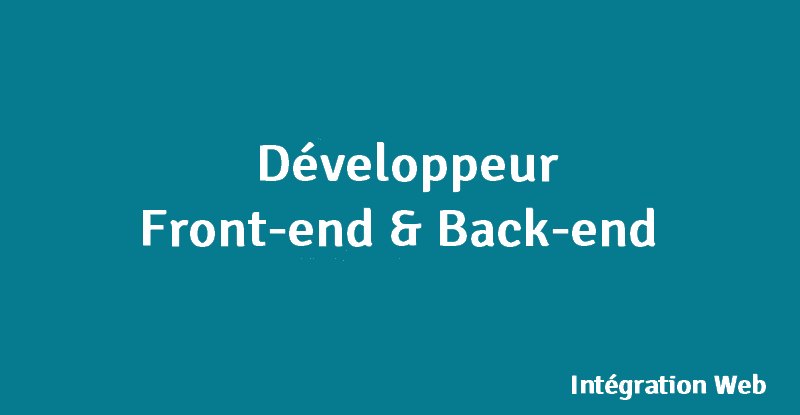 Front & Back End